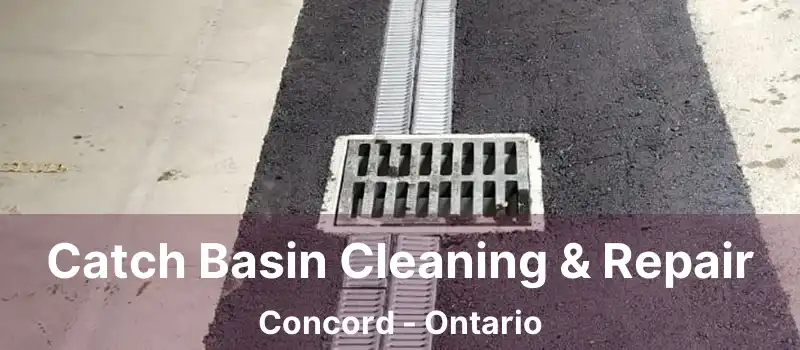 Catch Basin Cleaning & Repair Concord - Ontario
